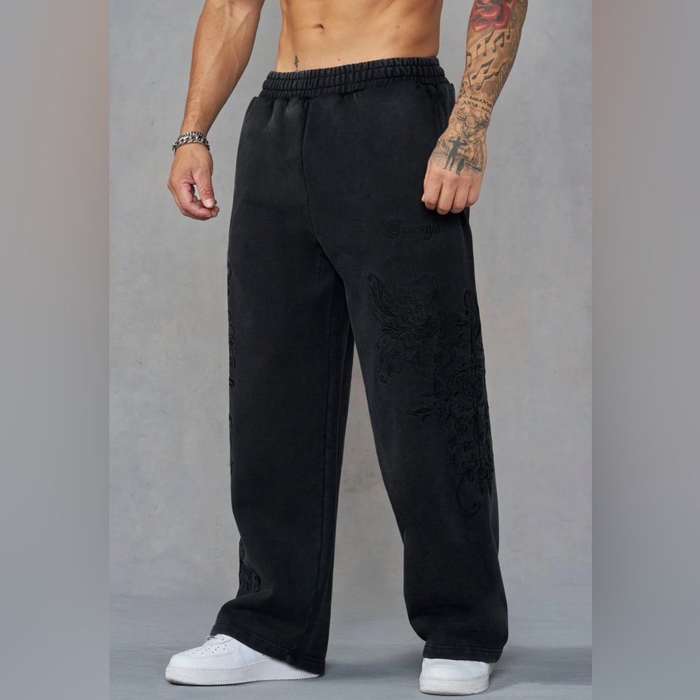 YoungLA 2061 Threadmark Sweats, Black Wash, Size S, NWT 🔥SOLD OUT ONLINE🔥